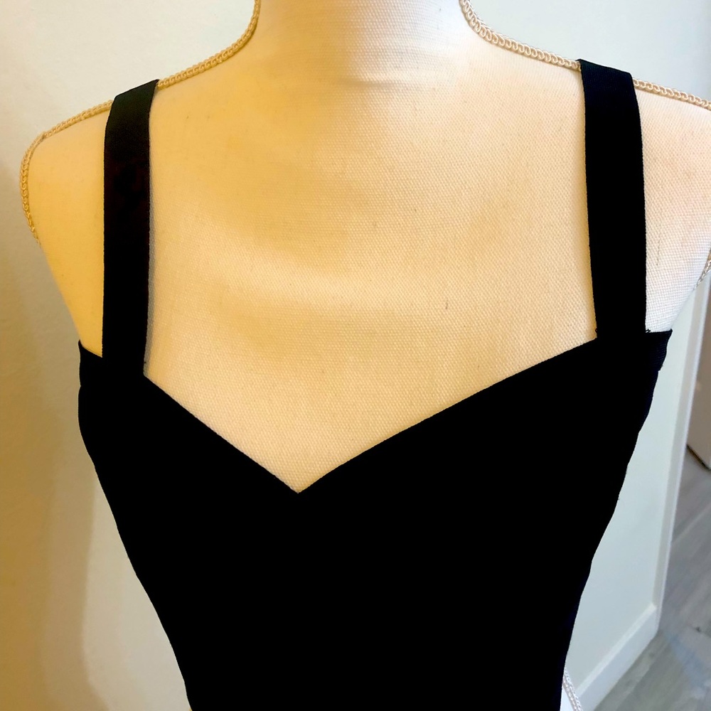 Black Bebe crop top